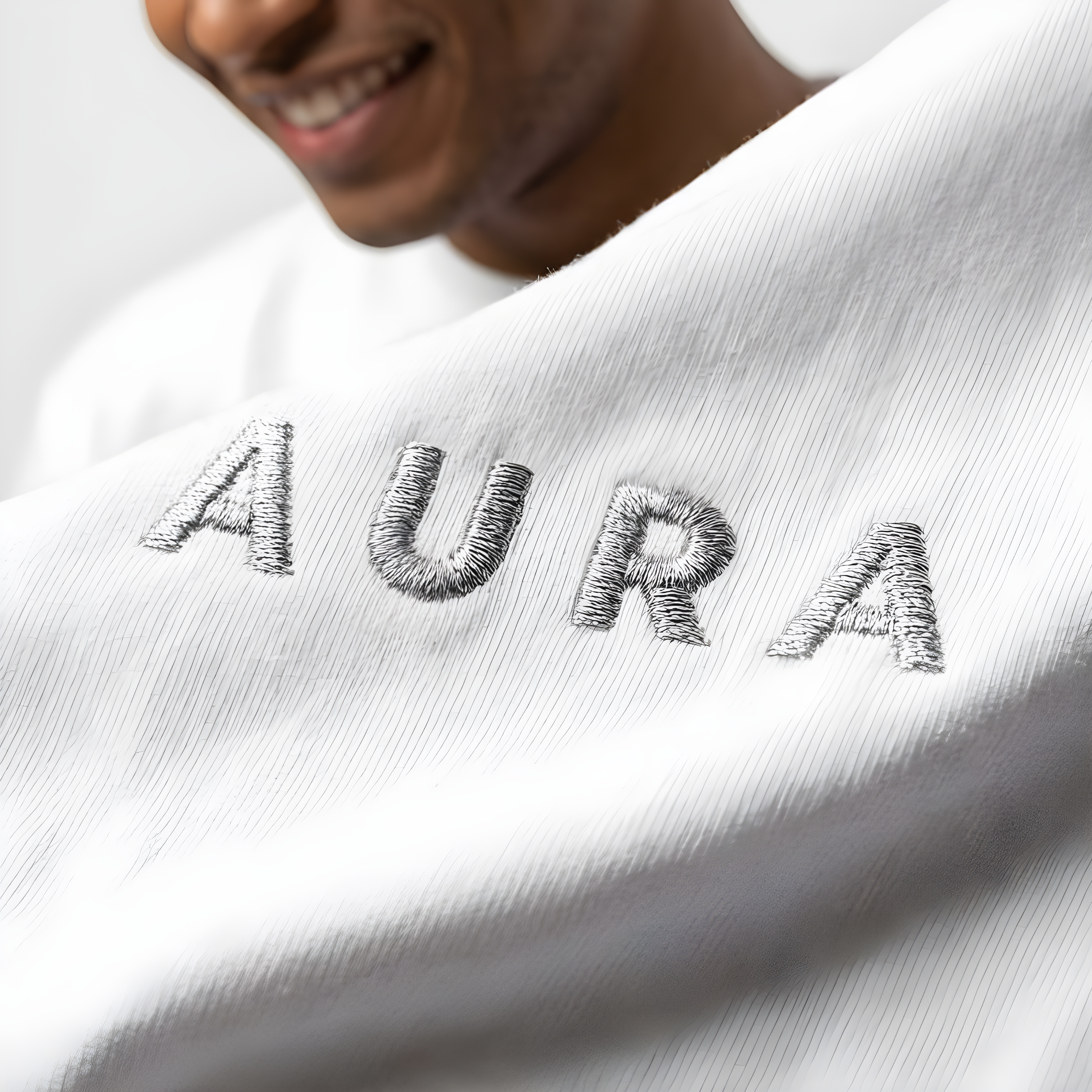 AURA Precision Embroidery Tee