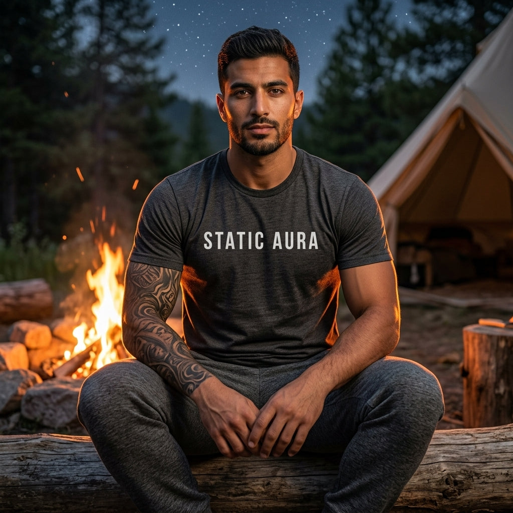 Static Aura | Stationary  Presence - 6010 Tri-Blend Frame
